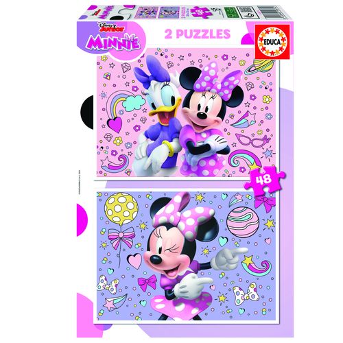 PUZZLE INFANTIL MINNIE 2X48 PIEZAS