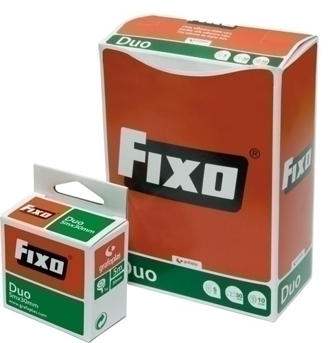 [75600400] CINTA DOBLE CARA FIXO DUO 15x30 - Pack de 8 unidades