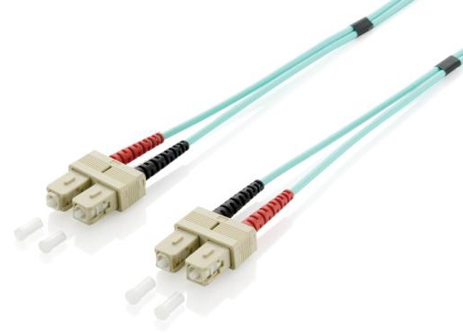 [255326] 255326 Cable de fibra óptica e InfiniBand 10 m SC Turquesa