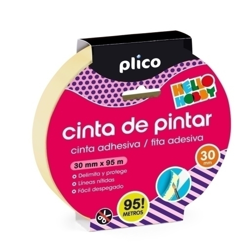 [13329] CINTA PINTOR PLICO 30mmx95m - Pack de 10 unidades
