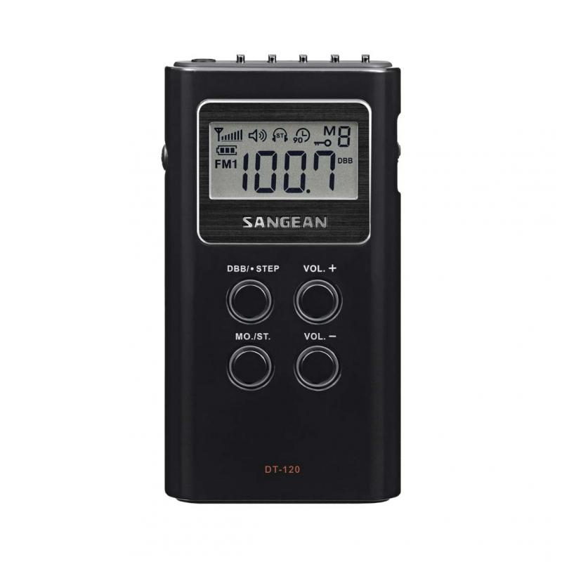 DT-120B radio Portátil Digital Negro