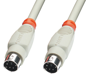 [33265] PS/2 1.0m cable ps/2 1 m Gris