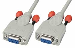 [31577] 3m Null modem cable cable de serie Blanco DB-9