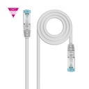 Cable de Red Cat.7 600MHZ LSZH SFTP PIMF AWG26, Blanco, 50 cm