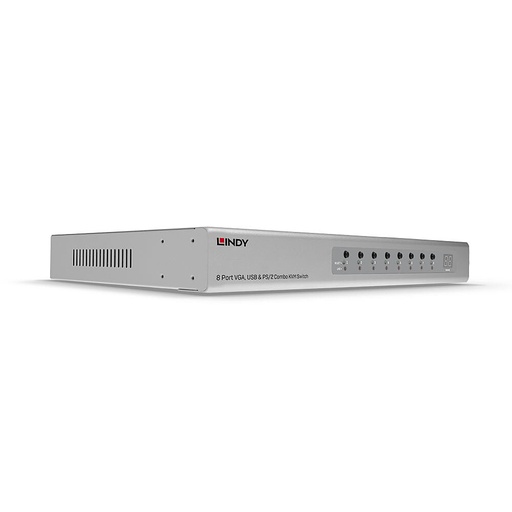 [39526] 39526 interruptor KVM Montaje en rack Plata