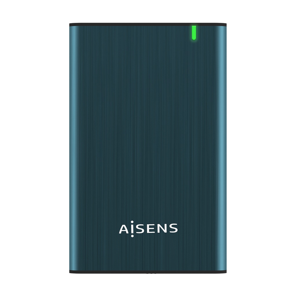 Caja Externa 2.5" ASE-2525PB 9.5 mm SATA A USB 3.0/USB 3.1 Gen1, Azul Pacifico