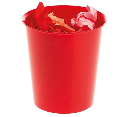 [305AS-03] PAPELERA PLASTICO A-SERIES 14L ROJO 305AS-03