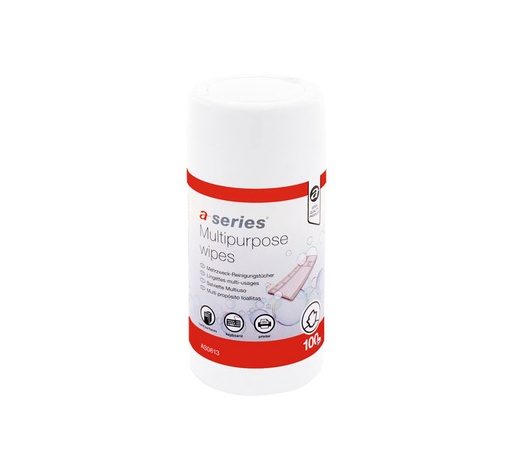 [AS0613] BOTE 100 TOALLITAS A-SERIES HUMEDAS MULTIUSO