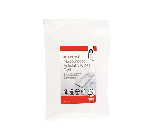 [AS0661] REC. 100 TOALLITAS A-SERIES HUM. MULTIUSOS AS0661