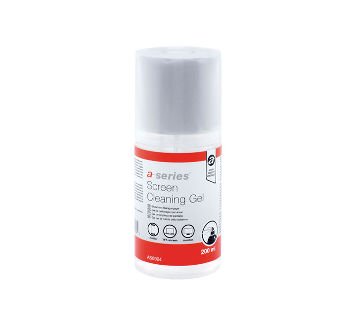 GEL A-SERIES LIMPIA PANTALLAS+GAMUZA 200ML