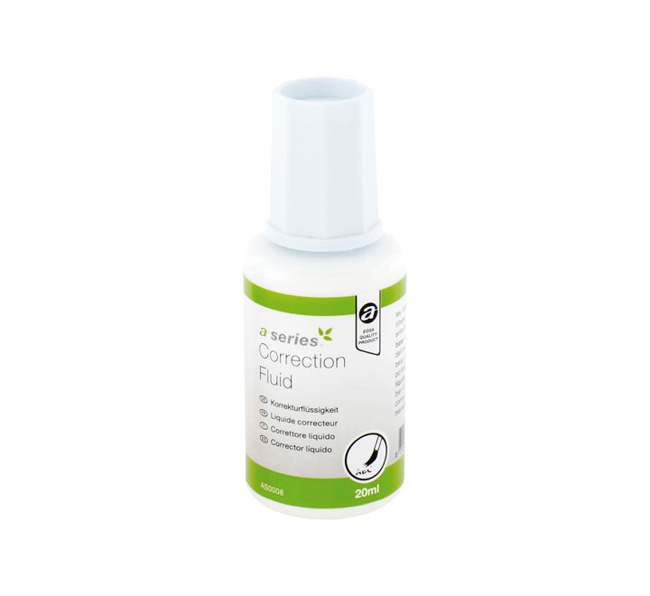 BOTELLA CORRECTOR PINCEL A-SERIES 20ML AS0008