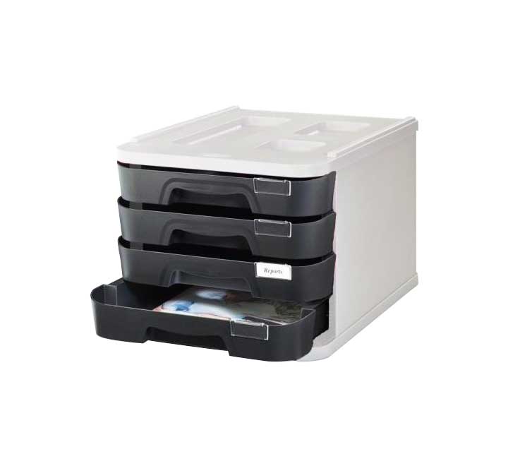MODULO A-SERIES 4 CAJ. NEGRO 1000MAS-02