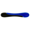 Reposamuñecas gel Duo teclado azul/negro
