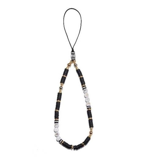 [SPPHONEJEWEL01] PULSERA SUJECCION COVER LOVE NEGRO