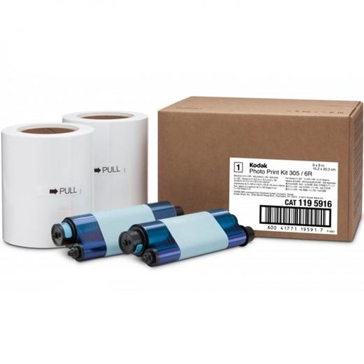 [1195916] KODAK PAPEL FOTOGRÁFICO ROLLOS 10X15/15X20 PARA IMPRESORA 305
