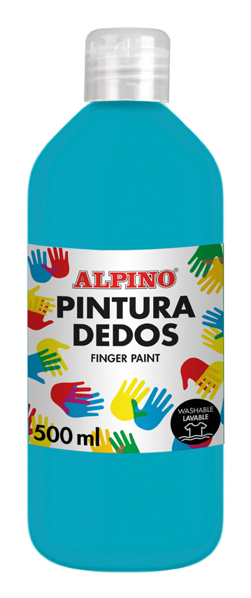 [DD020074] DD020074 pintura de dedos lavable Azul, Cian