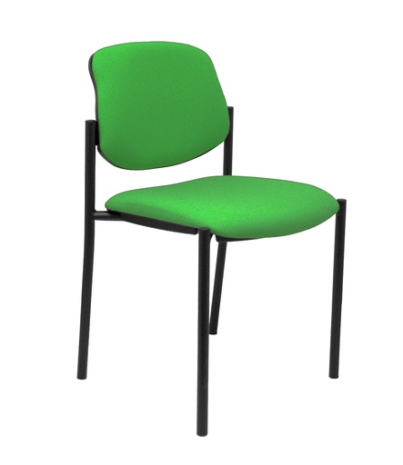 [27NBALI15] Silla fija Villalgordo bali verde chasis negro