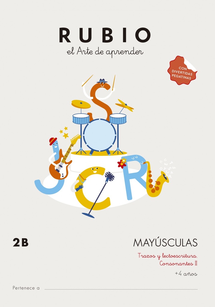 CUADERNO RUBIO MAYUSCULAS 2B - Pack de 10 unidades