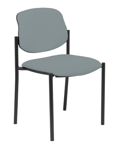 [27NBALI220] Silla fija Villalgordo bali gris chasis negro