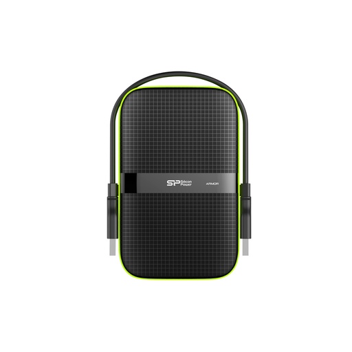 [SP050TBPHDA60S3K] Armor A60 disco duro externo 5000 GB Negro, Verde