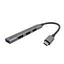 Metal USB-C HUB 1x USB 3.0 + 3x USB 2.0