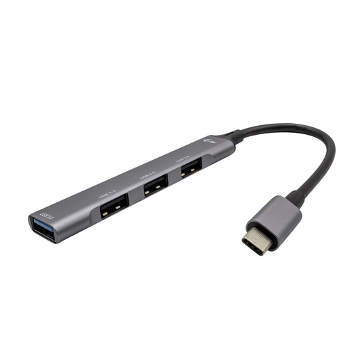 [C31HUBMETALMINI4] Metal USB-C HUB 1x USB 3.0 + 3x USB 2.0