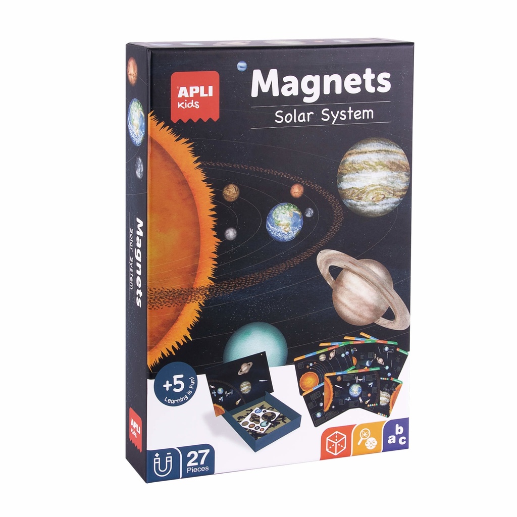 Juego magnetico sistema solar 27 piezas
