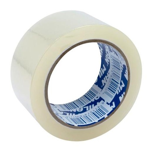 [3456T] MILAN CINTA ADHESIVA PARA EMBALAJE ROLLO 5CMX66M TRANSPARENTE