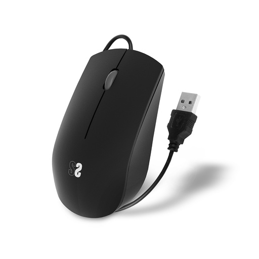 [SUBMO-B2BS001] Ratón Business Silencioso con cable USB 1200 DPI