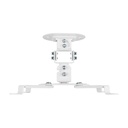 Soporte Universal Giratorio, Inclinable de Techo para Proyector 13.5Kg, Blanco