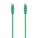 Cable de Red Latiguillo RJ45 LSZH Cat.6A 500 Mhz UTP AWG24, Verde, 1.5M