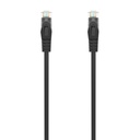 Cable de Red Latiguillo RJ45 LSZH Cat.6A 500 Mhz UTP AWG24, Negro, 30CM