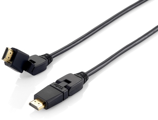 [119362] 119362 Cable HDMI 2.0 giratorio, 2,0 m, conector giratorio, 4K/60 Hz