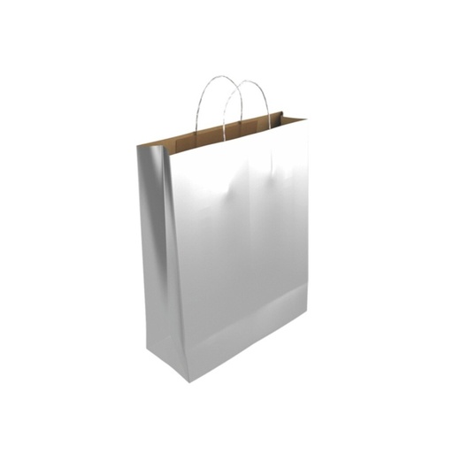 [329851] 329851 bolsa de papel Plata