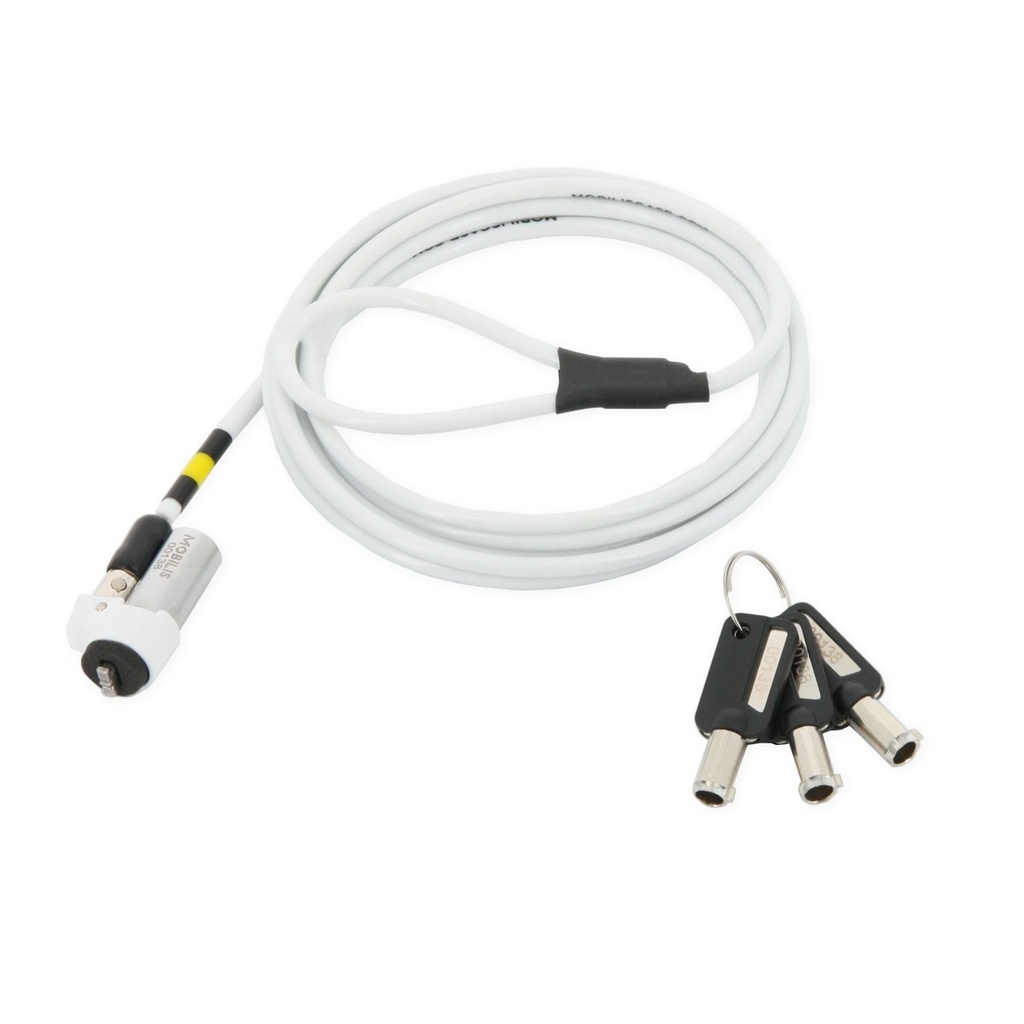 001328 cable antirrobo Blanco 1,8 m