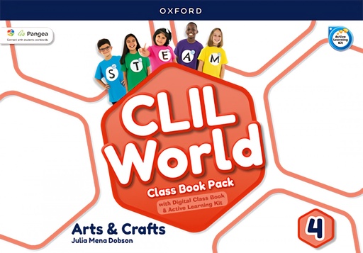 ARTS &amp;CRAFTS 4 COURSEBOOK. CLIL WORLD 2023