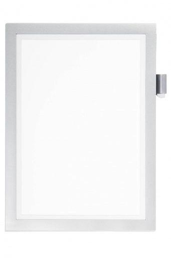 [499323] DURAFRAME NOTE marco magnético A4 Plata