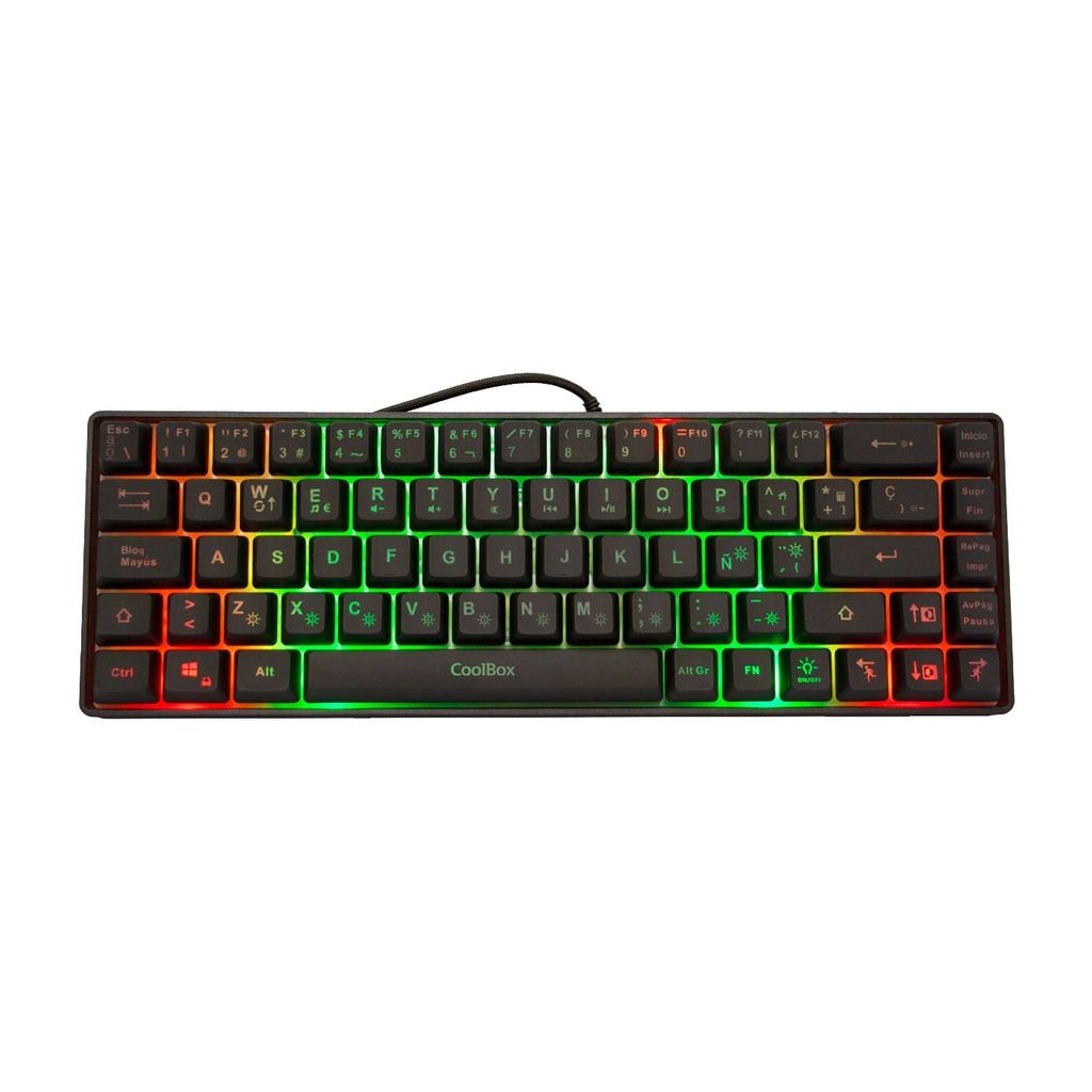 GAMING TECLADO COMPACTO 65% TM065 RGB