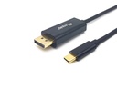 Cable USB-C a DisplayPort, M/M, 2,0 m, 4K/60Hz