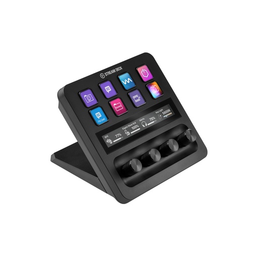 [10GBD9901] Stream Deck + BEARBEITUNG Negro 8 botones