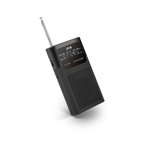 [4588N] Radio ICY MAX Portátil Analógica Negro