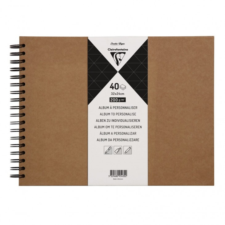 95430C cuaderno y block 40 hojas Marrón