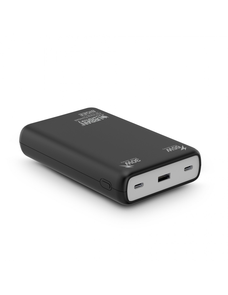 Bigee Power Polímero 20000 mAh Negro, Gris