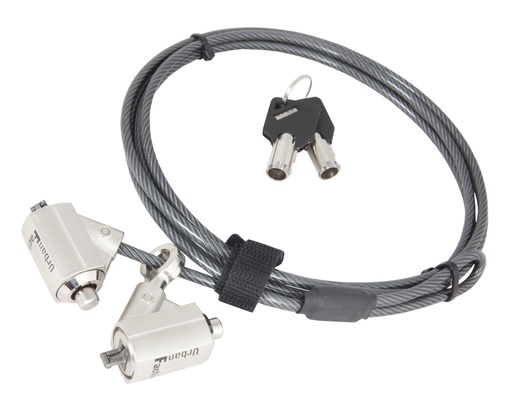 [CRS02UF] CRS02UF cable antirrobo Negro 2 m