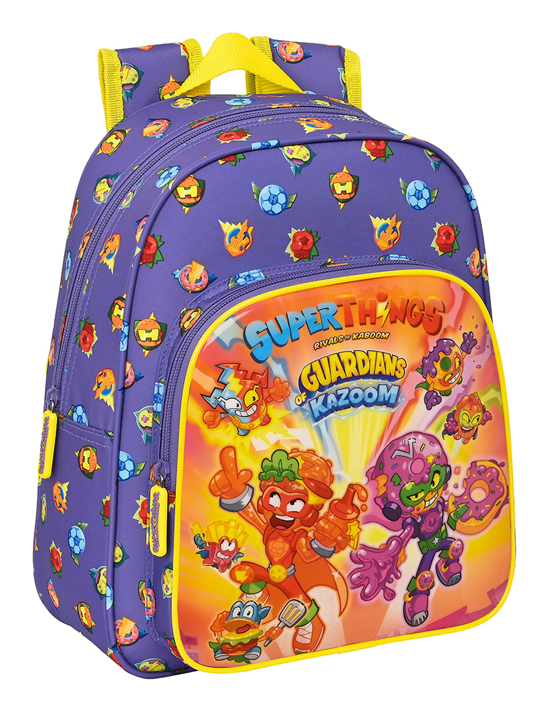 612270524 mochila City backpack Violeta, Amarillo