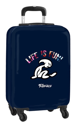 [612207851] LIFE IS FUN Tranvía Armazón duro Azul 40,1 L