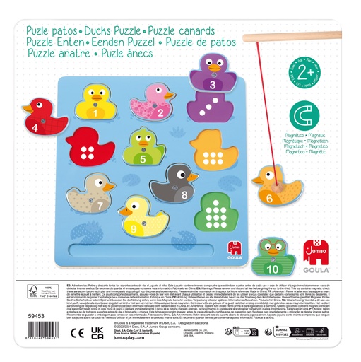 PUZZLE MAGNETICO PESCA PATITOS