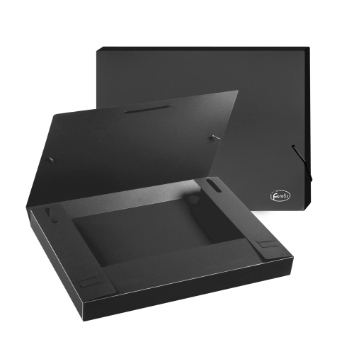 [91164] CARP.PROY. FOROFIS PP A4 3 cm NEGRO