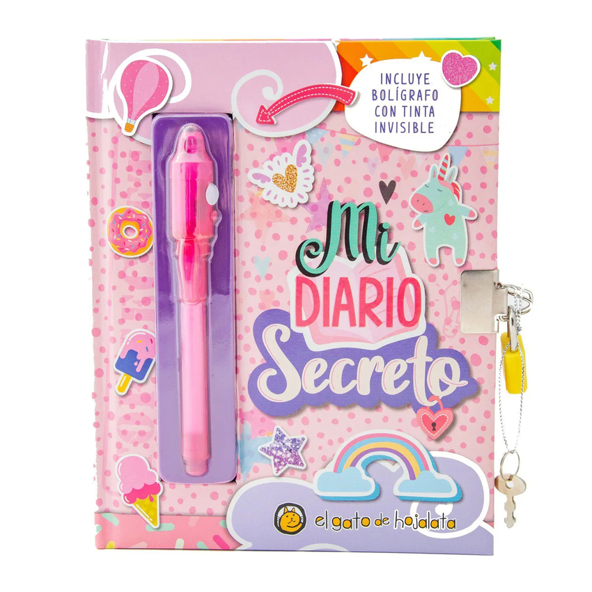 MI LIBRO DIARIO SECRETO (ROSA)