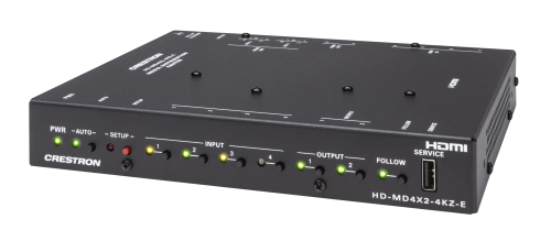 CRESTRON 4X2 4K60 4:4:4 HDR AV SWITCHER (HD-MD4X2-4KZ-E) 6511307